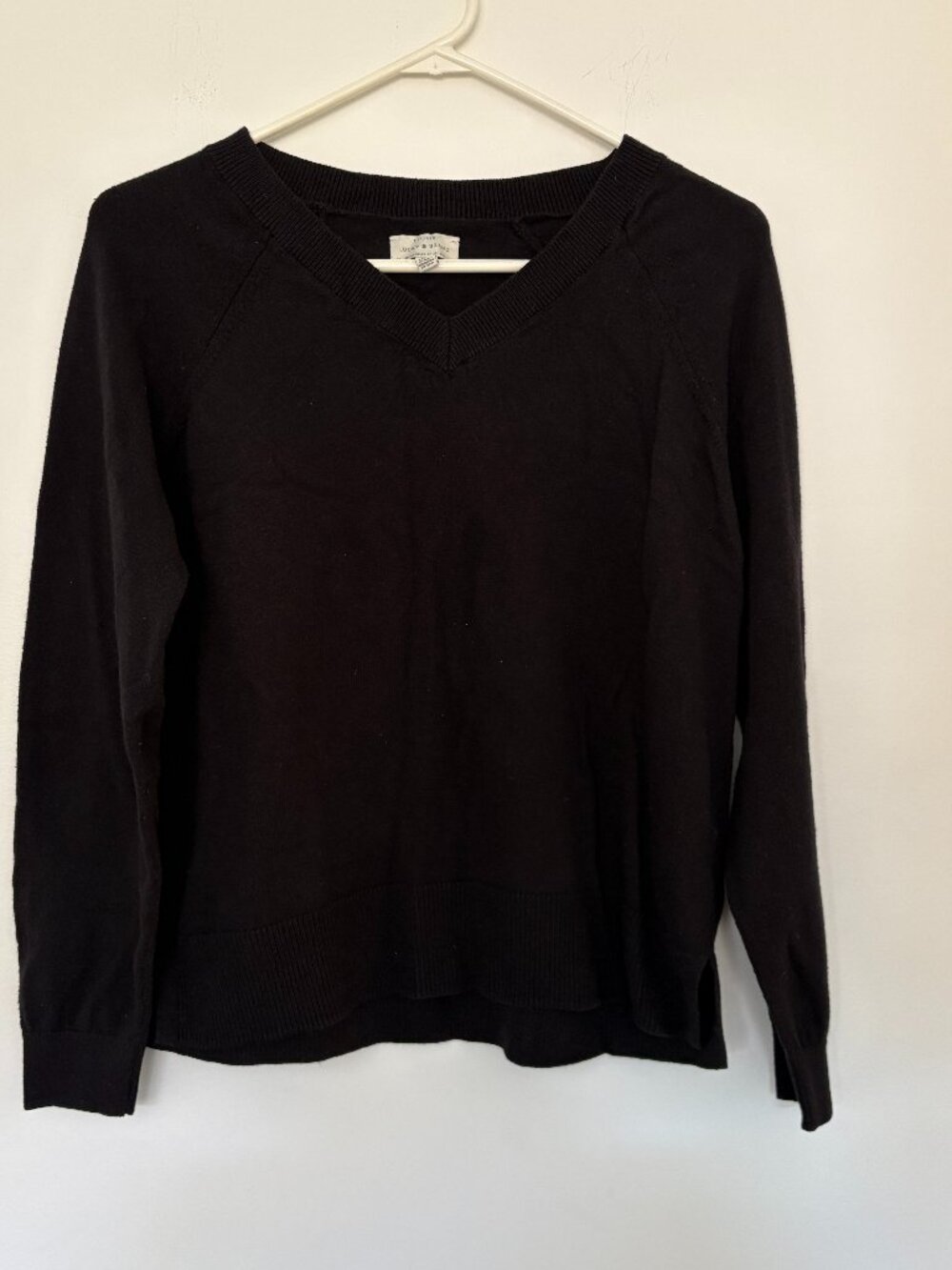Classic Black V-Neck Sweater | Lucky Brand
